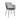 Silla Planning negra, asiento de polipropileno inyectado y patas metálicas 