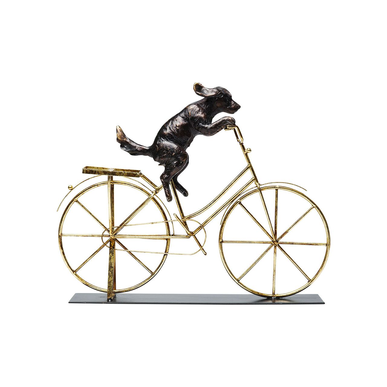 Figura Perro con bicicleta